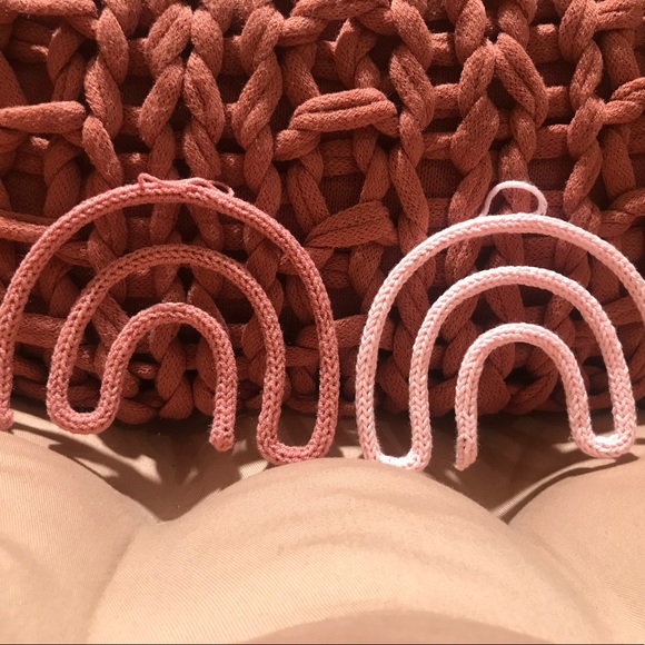 Rainbow wall art (dark pink) - Picture 1 of 2